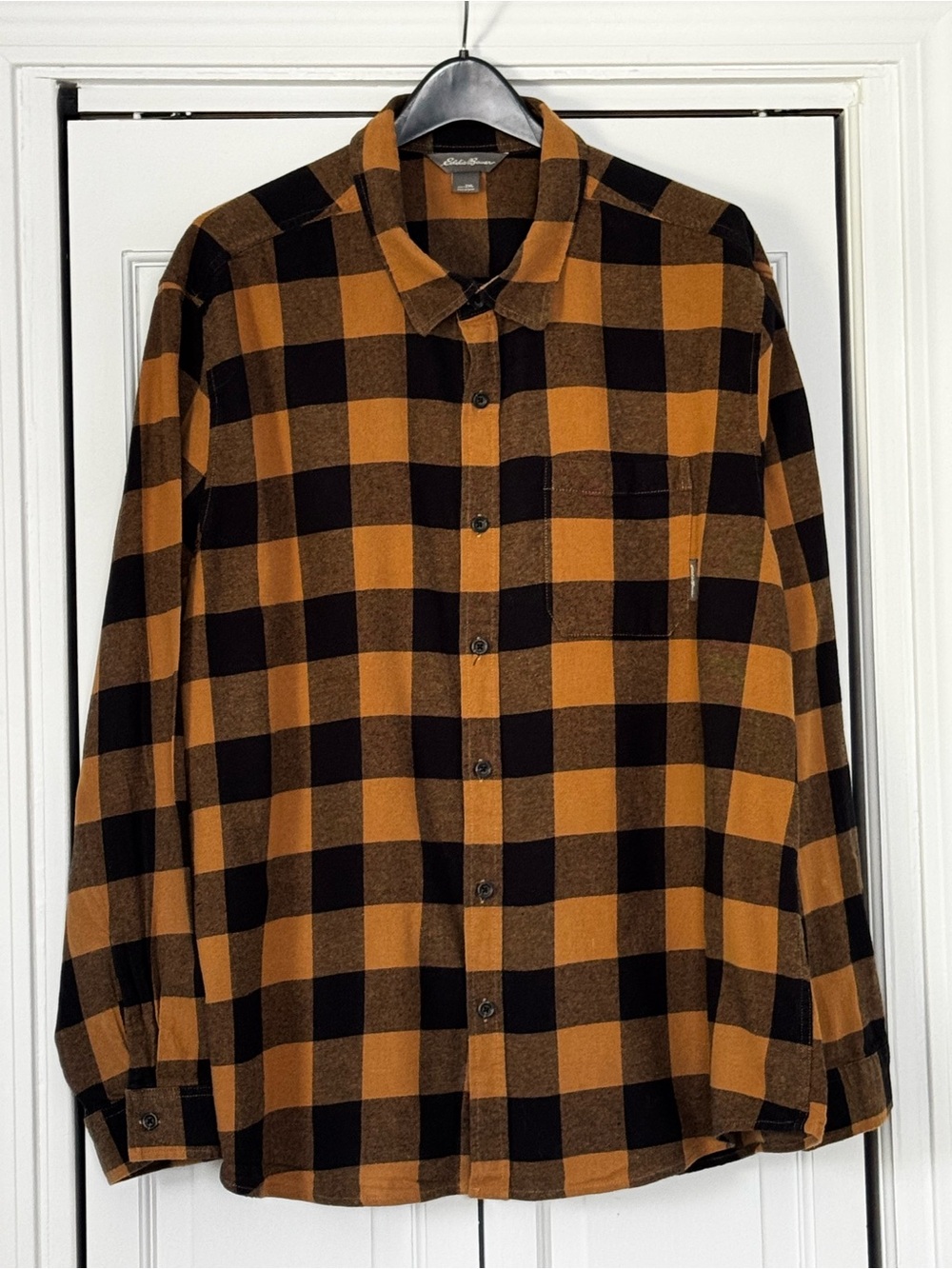 Eddie Bauer Men's Buffalo Check Button-Down Shirt